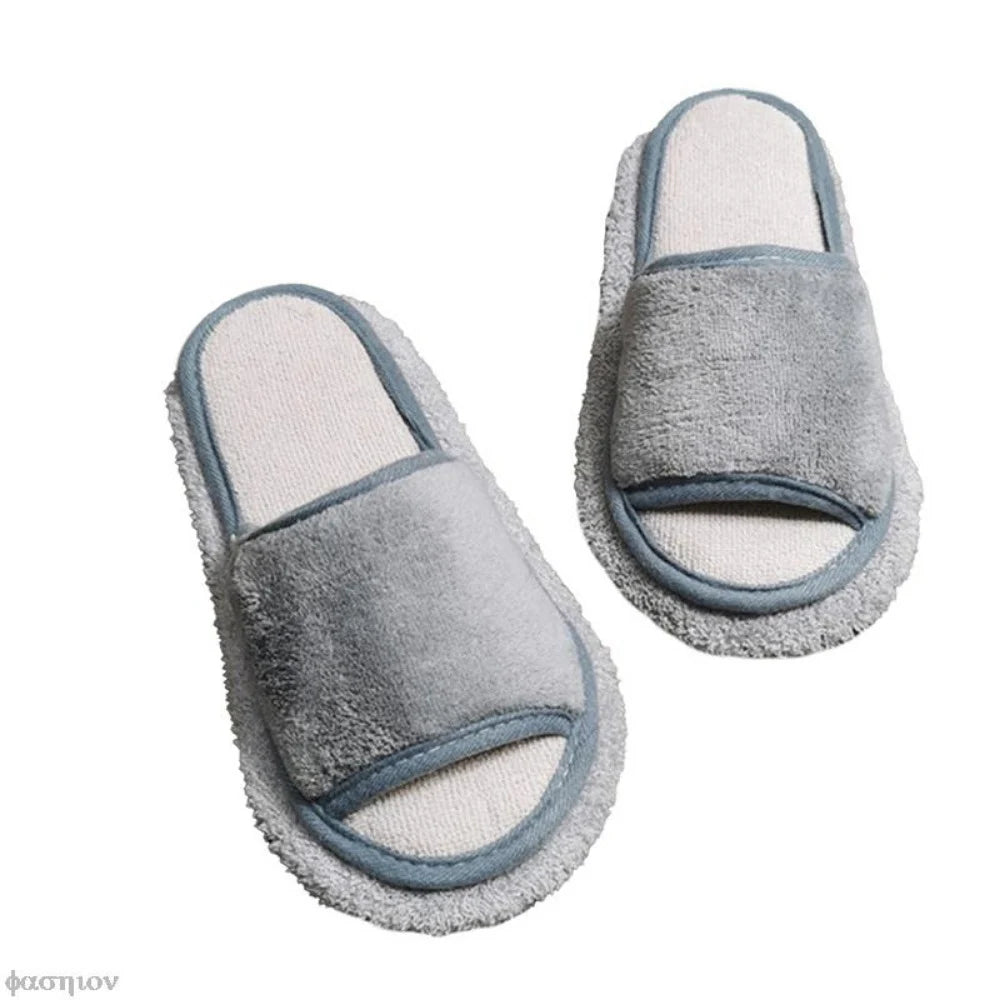 House Floor Detachable Lazy Polishing Cleaning Microfibre Mop Slipper Mopping Shoes Foot Shoes
