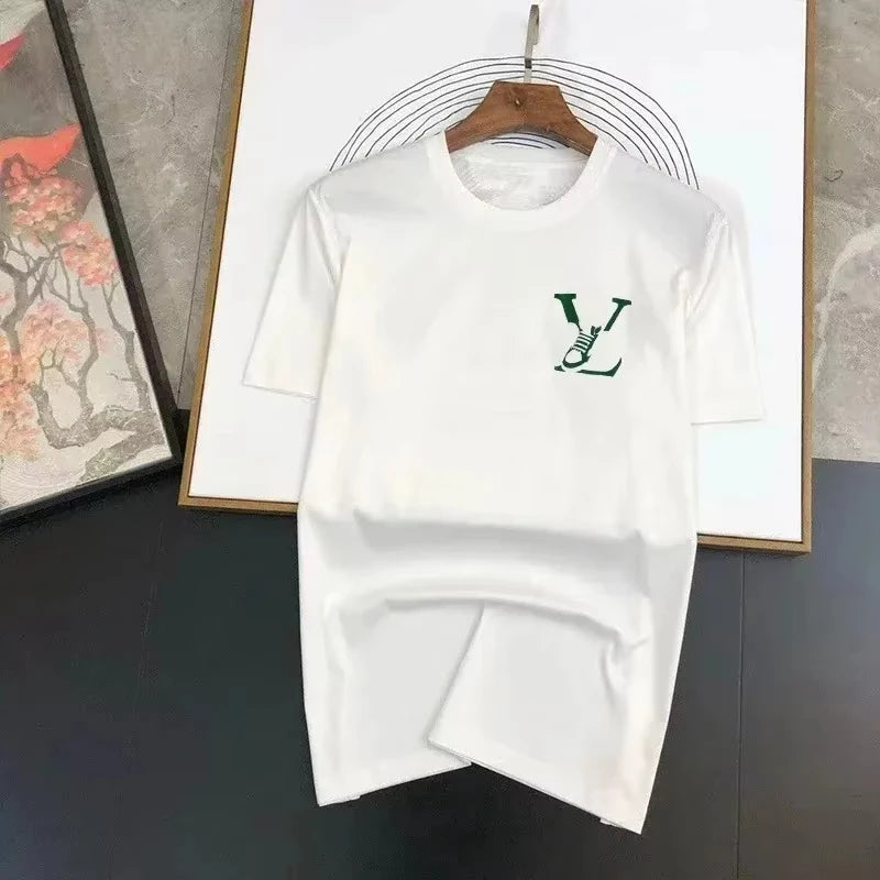 2025 New Luxury Brand Mens Womens T Shirt Clothing Summer Cotton Print Streetwear Vintage Oversized Tee Designer Unisexy Tops