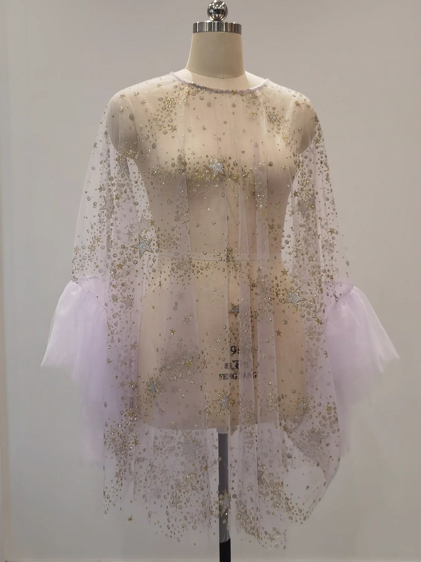 Pregnant Women Mini Dress For Photography Props Solid Color Premama Sequined Stars Photoshoot Dresses Maternity Baby Shower Gown
