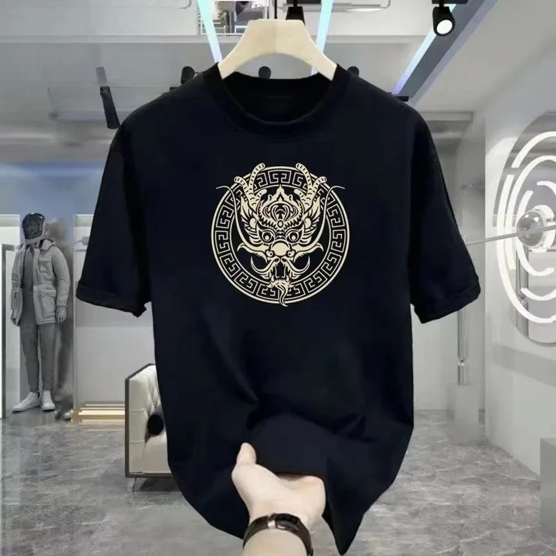 2025 Mens Womens  T-Shirt Summer High Quality Cotton Print Streetwear Brand Vintage Oversized  T-shint
