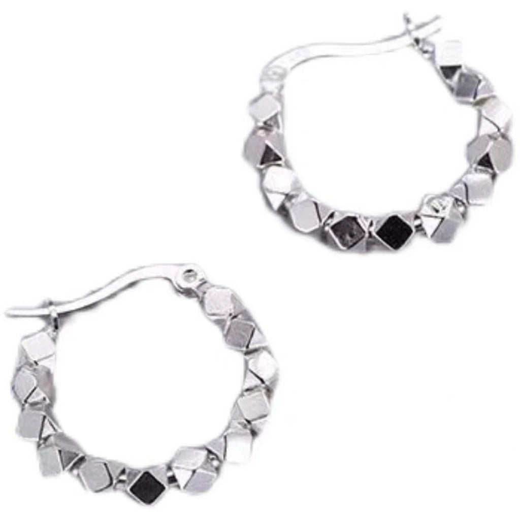 925 Sterling Silver Hot Sale hoop Earrings Simple Light Luxury Temperament Exquisite Hot Semale Sexy Jewelry Gift