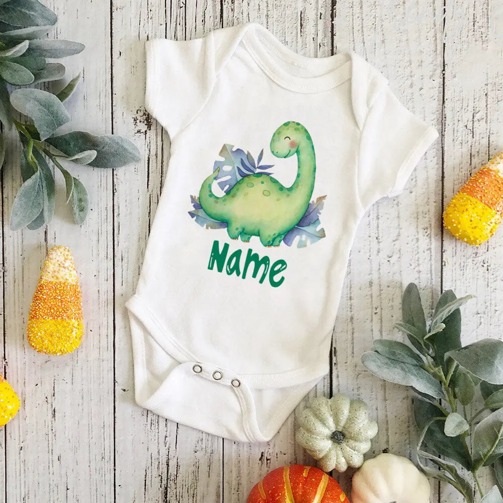 Personalized Monkey with Name Baby Jumpsuit Baby Sustom Name Romper for Infant Shower Gift for Girls Boys Outfit Newbron Clothes