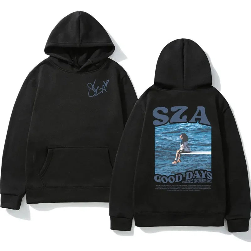 Autumn And Winter Hoodie Singer Sza Music Album Sos Printed Hoodie Women Sweatshirt Hip Hop Unisex Streetwear Y2k Clothing Men