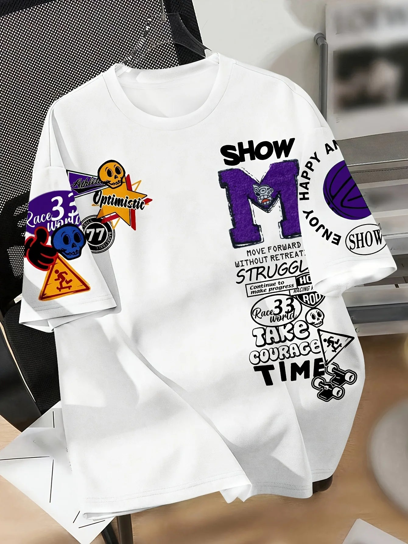 Summer 2025 new men's T-shirt casual and fashionable 3D printed top comfortable and soft polyester men's T-shirt