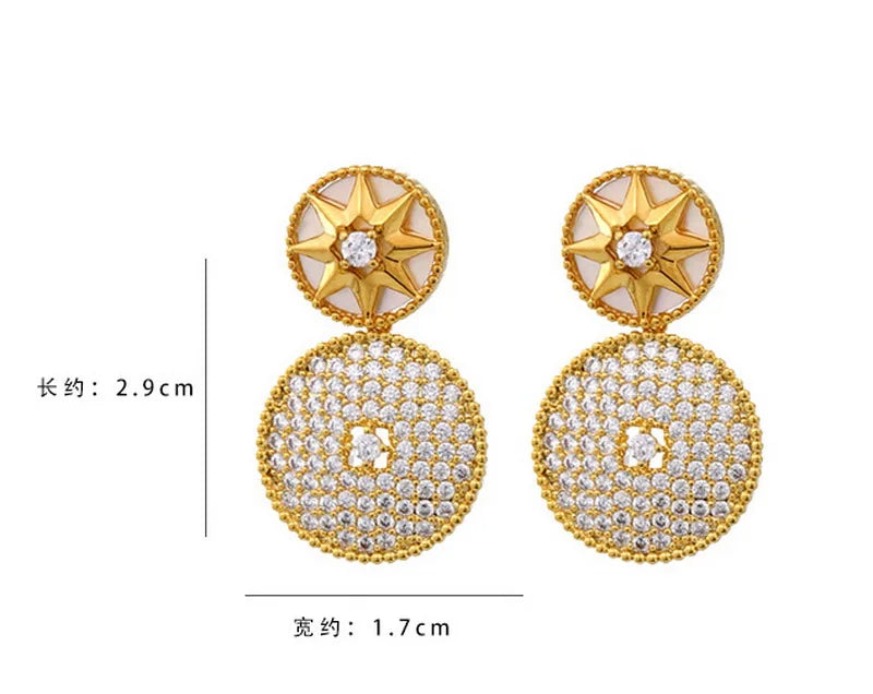 Fashion Drop Earrings For Women A Quality Without Logo #FK084