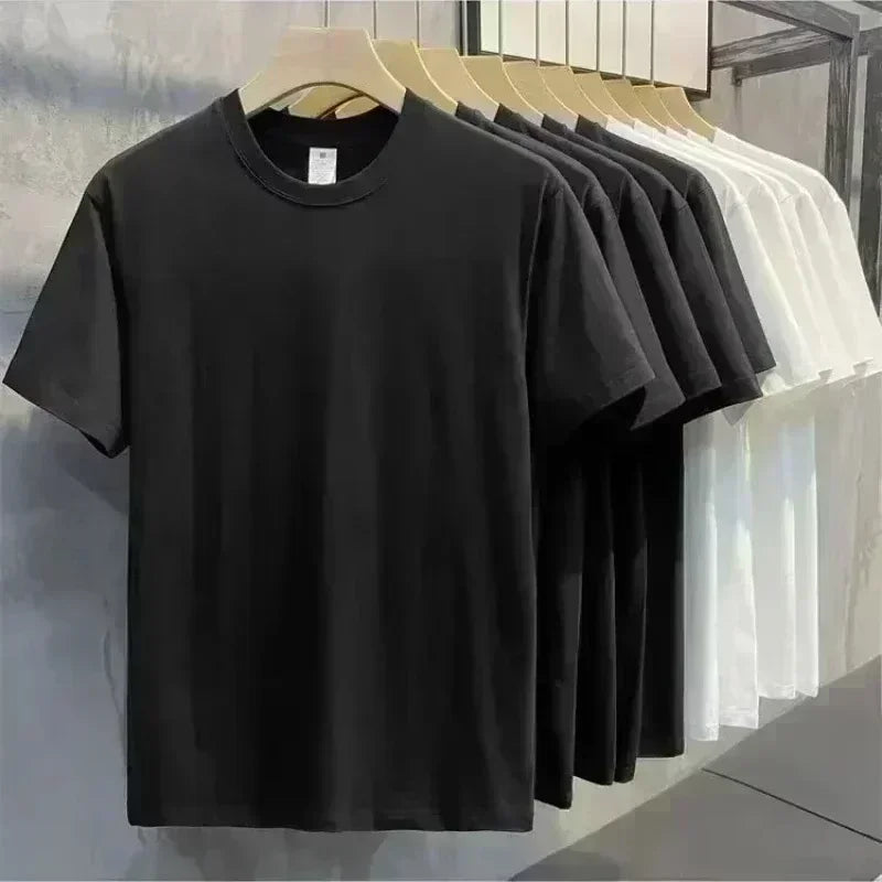 Summer Latest Luxury Brand Y2k Flat Printed Top T-shirt Pure Cotton Summer Light and Thin Large Size Men'sandwomen's Top T-shirt