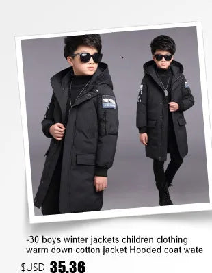 Children Autumn Winter Overall For Infant Down Cotton Thicken Clothes Hooded new born Baby costume Boys Girls Jumpsuit Romper
