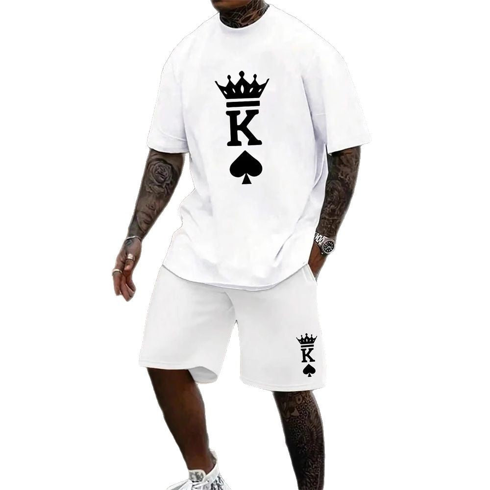 Personality Men's 3D Digital Printing Suit