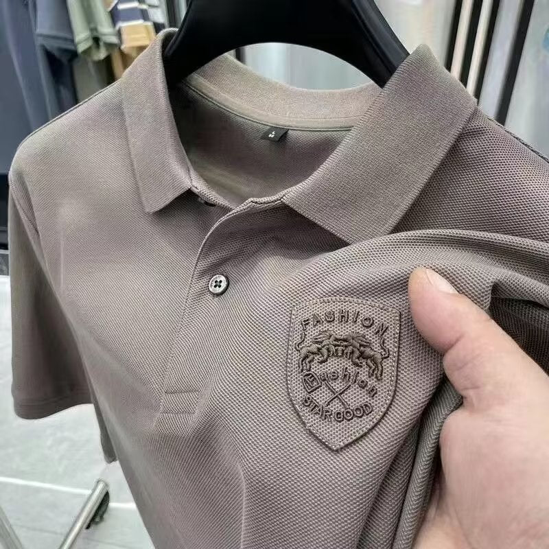Men's Polo Shirt Short Sleeve High-grade All-matching - Your Shopify