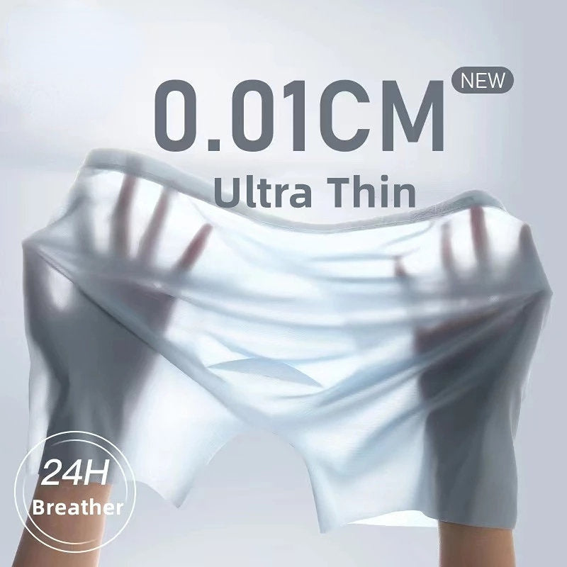 Mens Boxers Shorts Ice Silk Men Panties Seamless Sexy Underwear Man Underpants Pants Male Sexy Briefs Boxershorts Men - Your Shopify