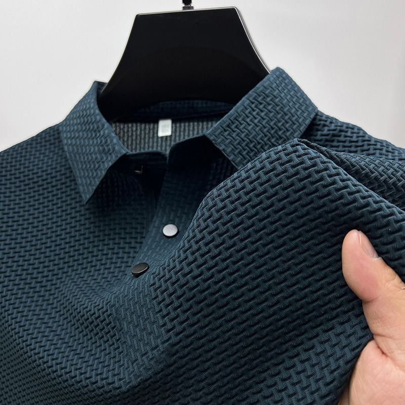 Mesh Ice Silk Short Sleeve Shirt - Your Shopify