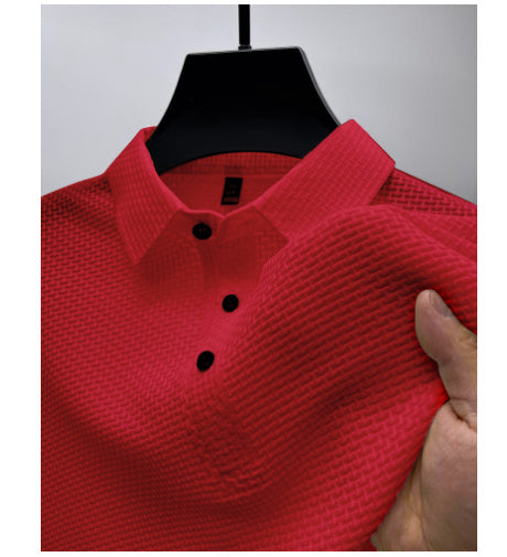 Mesh Ice Silk Short Sleeve Shirt - Your Shopify