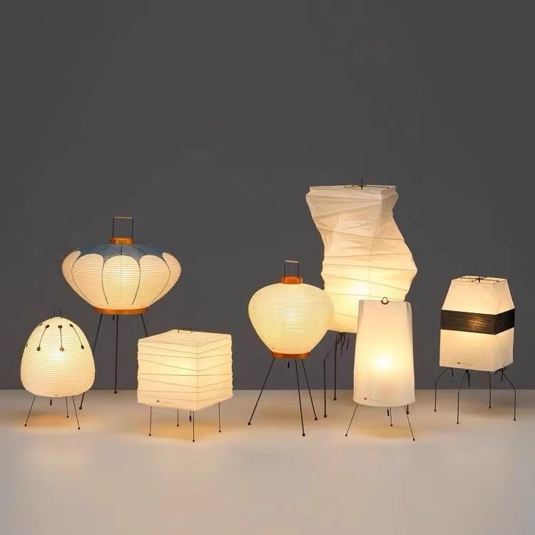 Japanese-style Floor Lamp Hotel Homestay Retro Rice Paper - Your Shopify