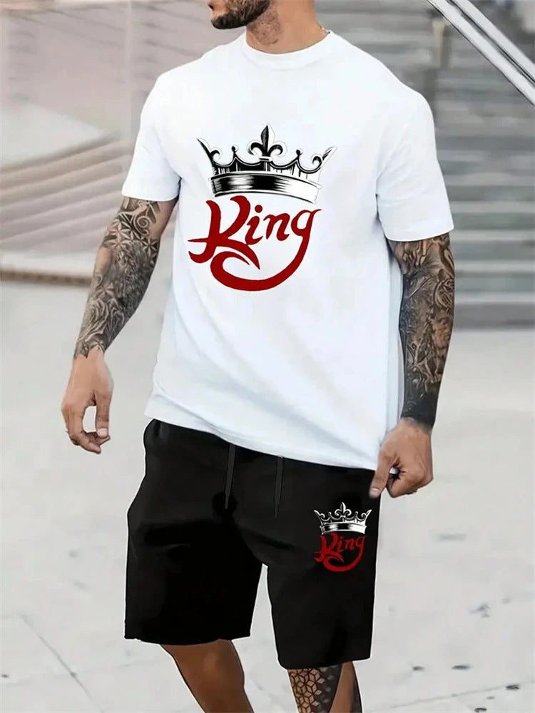 Personality Men's 3D Digital Printing Suit