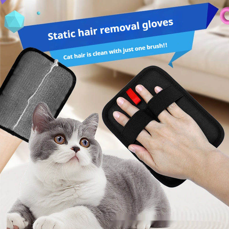 Pet Hair Removal Gloves Hair Brush - Your Shopify