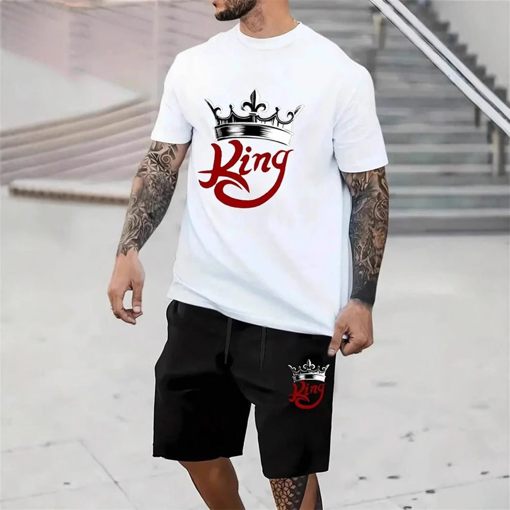 Personality Men's 3D Digital Printing Suit