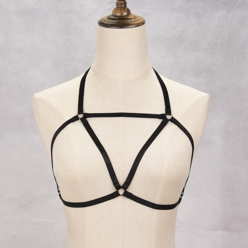 Women's Fashion Personality Lace-up Bra