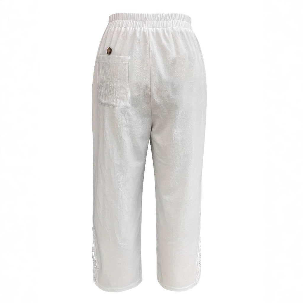 Women's Casual Pants Baggy Straight Trousers - Your Shopify