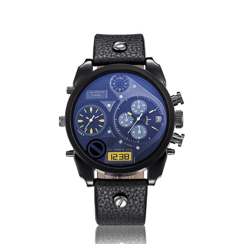 Men's Watch Quartz Calendar Belt Sports
