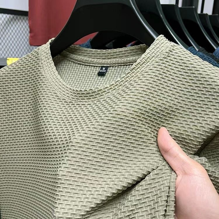 Men's Casual Bamboo Ice Silk Short Sleeved Shirt - Your Shopify
