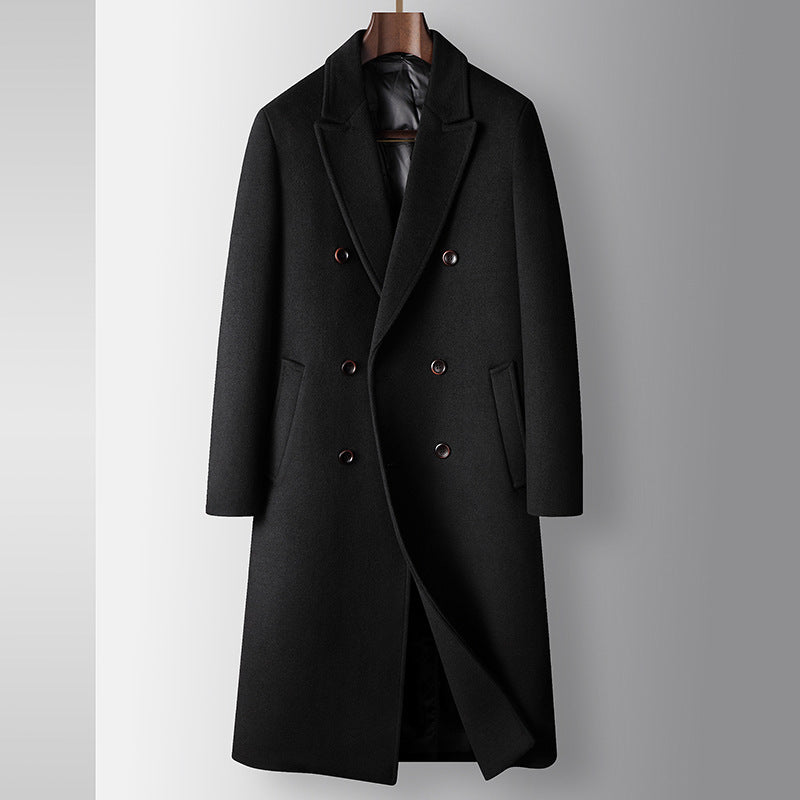 White Duck Down Liner Warm Woolen Coat