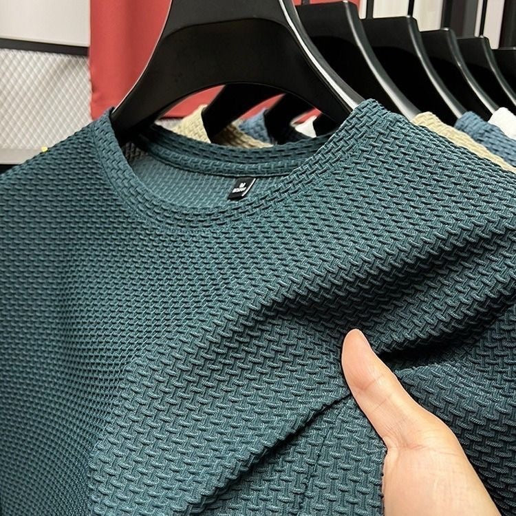 Men's Casual Bamboo Ice Silk Short Sleeved Shirt - Your Shopify