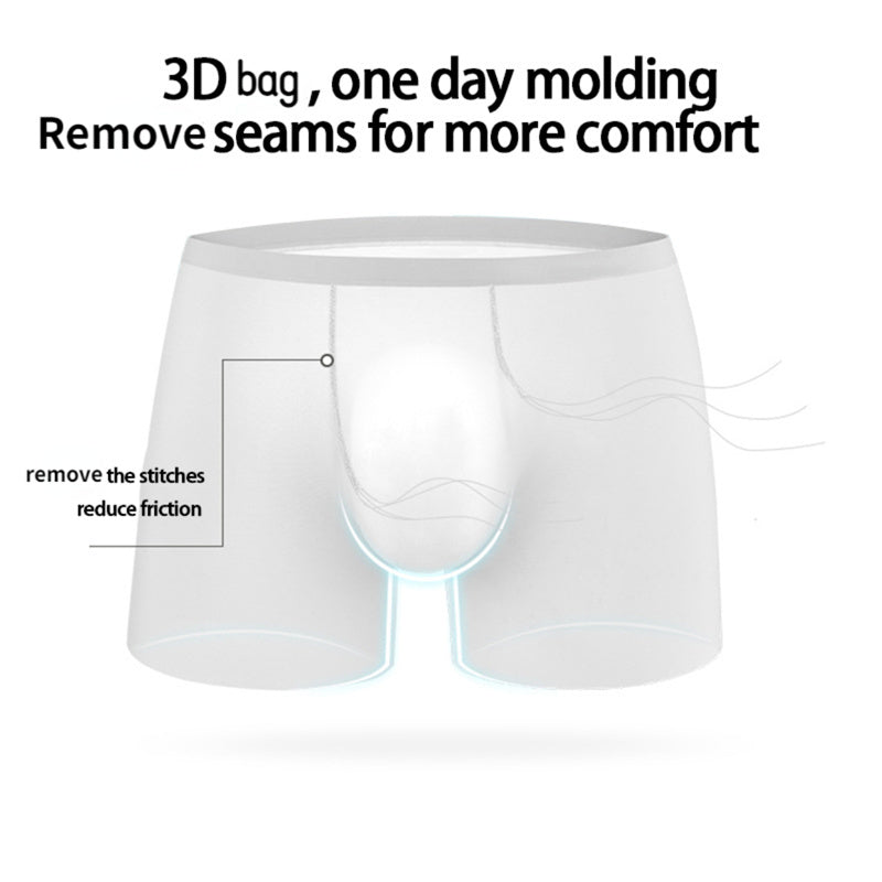 Mens Boxers Shorts Ice Silk Men Panties Seamless Sexy Underwear Man Underpants Pants Male Sexy Briefs Boxershorts Men - Your Shopify