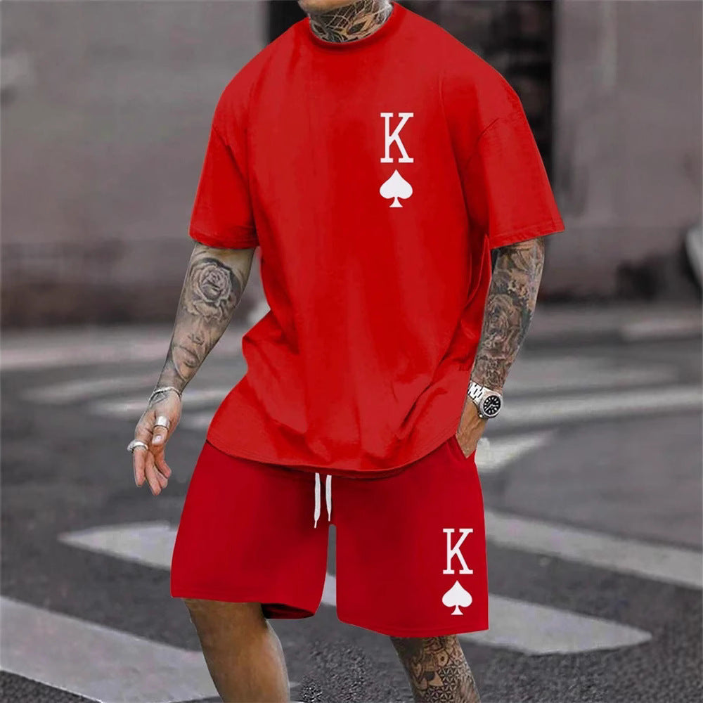 Personality Men's 3D Digital Printing Suit
