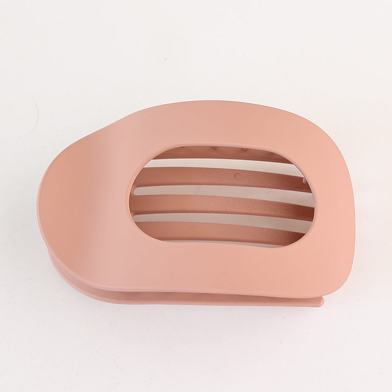 Flat Oval Barrettes Back Head Updo Hair Claw