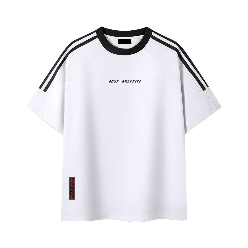Men's Summer Thin Heavy Cotton Short Sleeve - Your Shopify