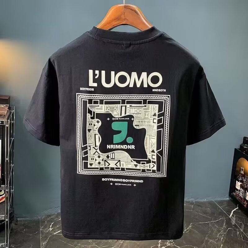 Men's Fashion Brand Summer Loose Half Sleeve - Your Shopify